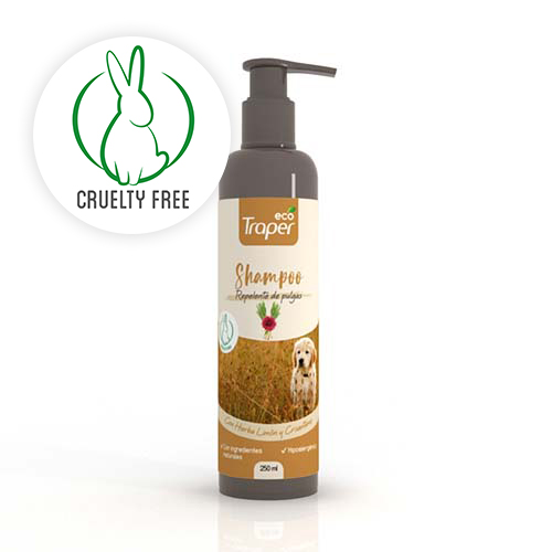 Shampoo Repelente de <br> Pulgas Eco Traper para Perros