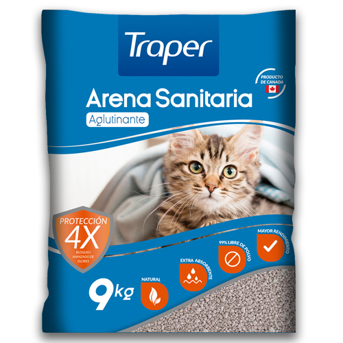 Arena Sanitaria para <br> gatos Traper