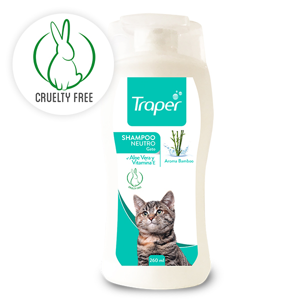 Shampoo neutro <br> para gatos Traper